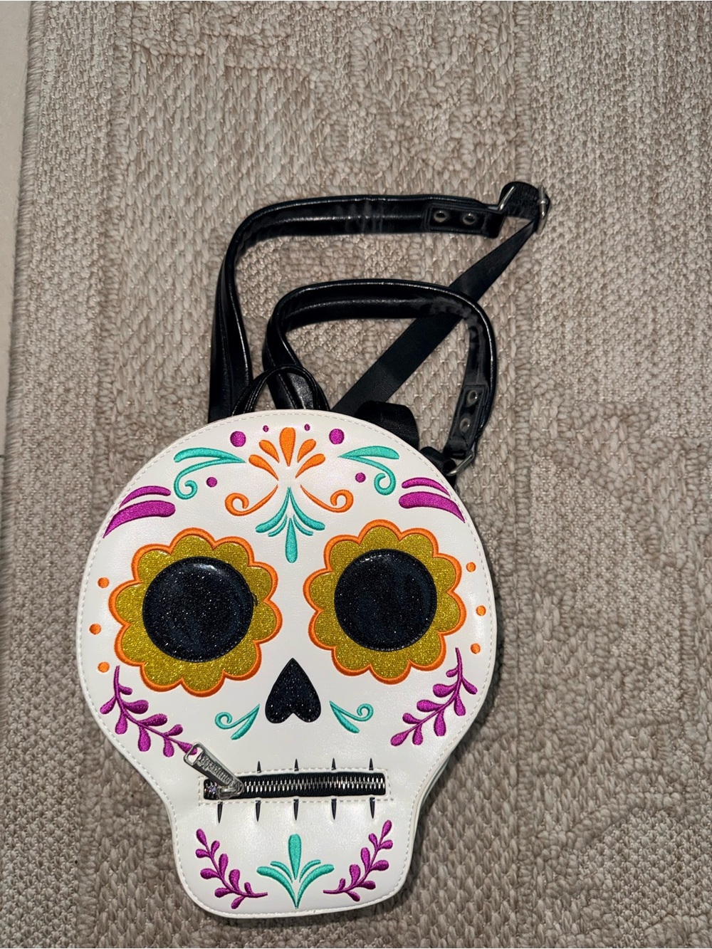 DISNEY LOUNGEFLY PIXAR COCO BACKPACK DAY OF DEAD DIA DE MUERTOS LA CATRINA SKULL